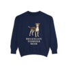 Brazilian Terrier Mom Sweatshirt, True Navy, front view