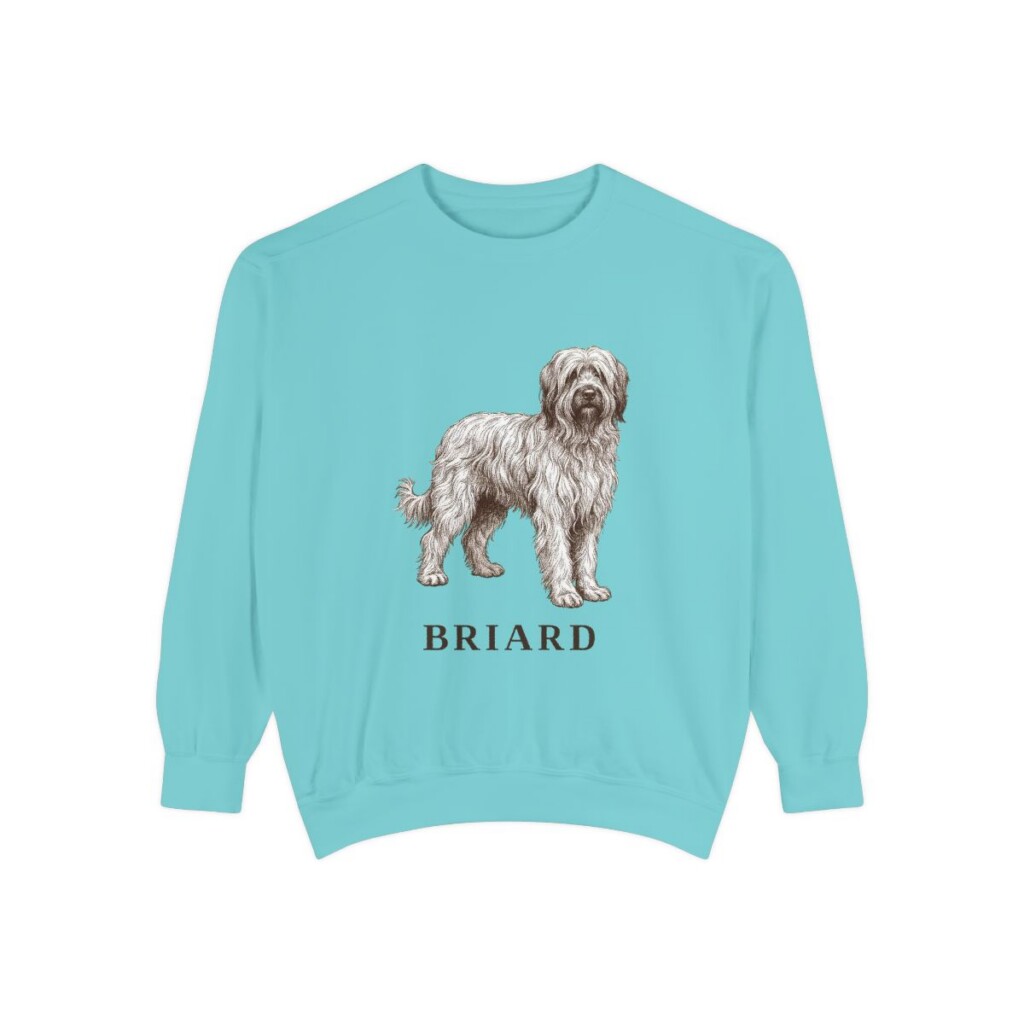 Briard Sweatshirt, Chalky Mint, front view