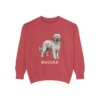 Briard Sweatshirt, Crimson, front view