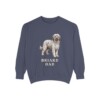 Briard Dad Sweatshirt, Denim, front view