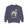 Briard Sweatshirt, Denim, front view