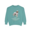 Briard Humor Sweatshirt, Seafoam, front view