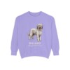 briard-sweatshirt-latin-violet-1 Briard Latin Sweatshirt, Violet, front view