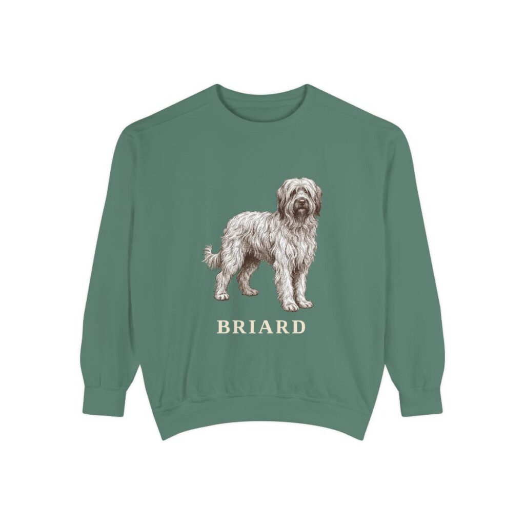 Briard Sweatshirt, Light Green, front view
