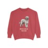 briard-sweatshirt-mom-crimson Briard Mom Sweatshirt, Crimson, front view