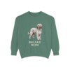 briard-sweatshirt-mom-light-green Briard Mom Sweatshirt, Light Green, front view