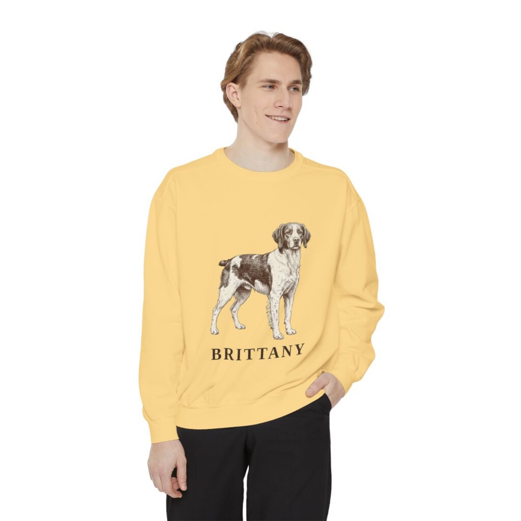 Brittany Sweatshirt, Butter, person 1 front