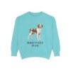 brittany-sweatshirt-dad-chalky-mint Brittany Dad Sweatshirt, Chalky Mint, front view