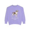 brittany-sweatshirt-dad-violet Brittany Dad Sweatshirt, Violet, front view