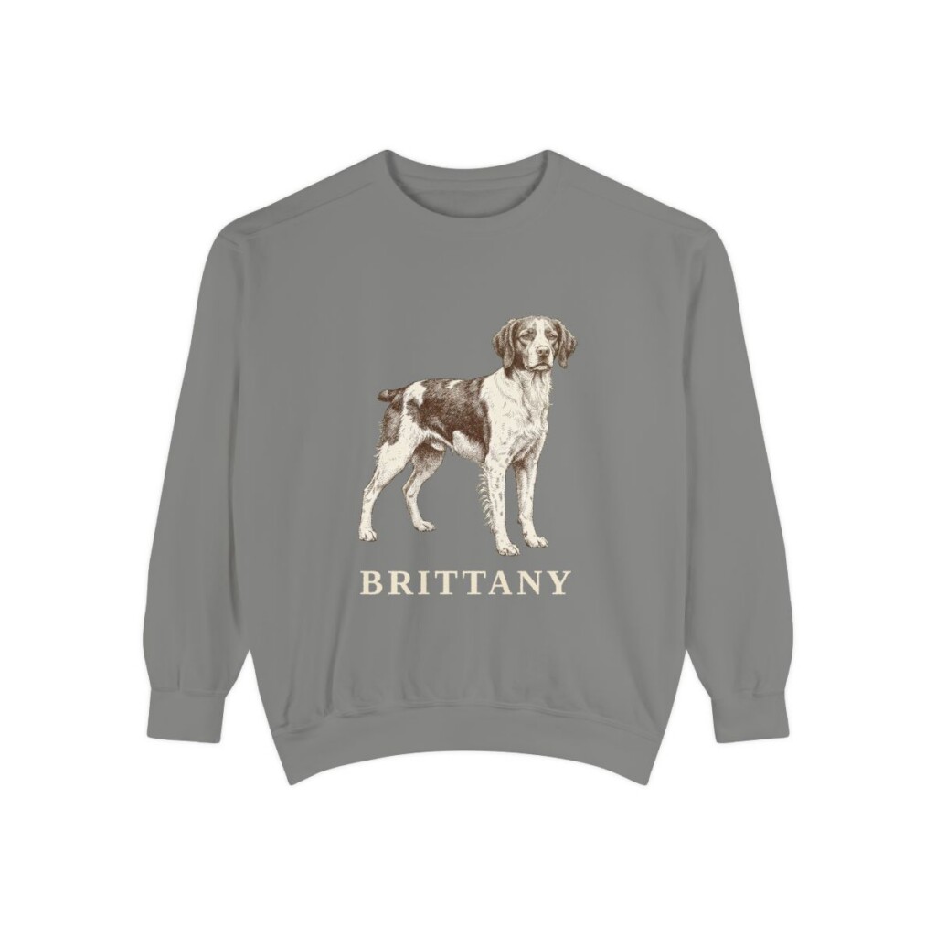 Brittany Sweatshirt, Grey, front view