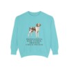 Brittany Humor Sweatshirt, Chalky Mint, front view