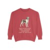 Brittany Humor Sweatshirt, Crimson, front view