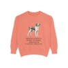 Brittany Humor Sweatshirt, Terracotta, front view