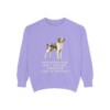 Brittany Humor Sweatshirt, Violet, front view