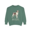 Brittany Latin Sweatshirt, Light Green, front view
