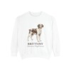 Brittany Latin Sweatshirt, White, front view