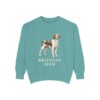 Brittany Mom Sweatshirt, Seafoam, front view