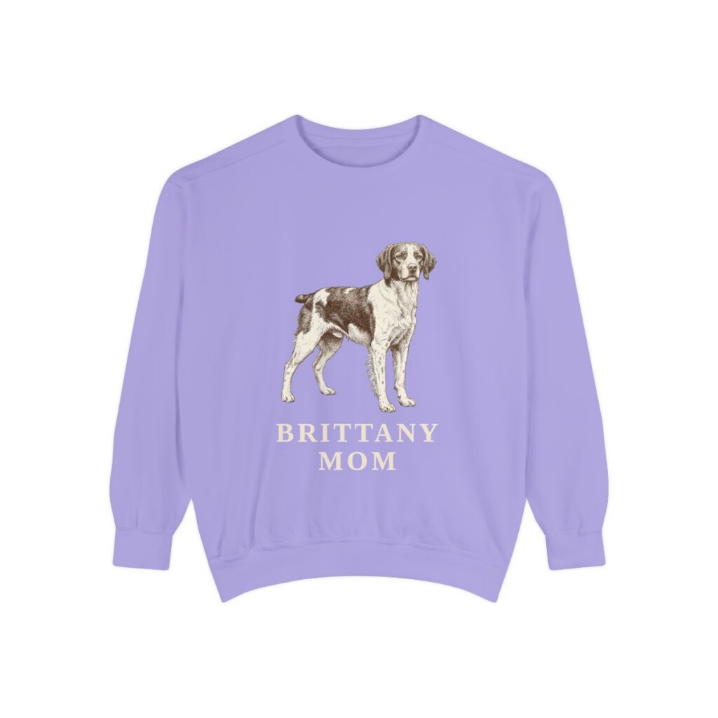 Brittany Mom Sweatshirt, Violet, front view