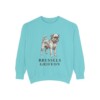 Brussels Griffon Sweatshirt, Chalky Mint, front view