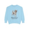 Brussels Griffon Sweatshirt, Chambray, front view