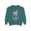 Brussels Griffon Dad Sweatshirt, Blue Spruce, front view