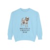 Brussels Griffon Dad Sweatshirt, Chambray, front view