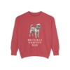 Brussels Griffon Dad Sweatshirt, Crimson, front view
