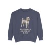 Brussels Griffon Dad Sweatshirt, Denim, front view