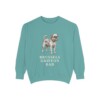 Brussels Griffon Dad Sweatshirt, Seafoam, front view