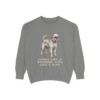 Brussels Griffon Humor Sweatshirt, Grey, front view