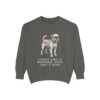 Brussels Griffon Humor Sweatshirt, Pepper, front view