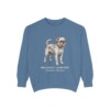 Brussels Griffon Latin Sweatshirt, Blue Jean, front view