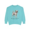 Brussels Griffon Latin Sweatshirt, Chalky Mint, front view