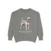 Brussels Griffon Latin Sweatshirt, Grey, front view