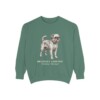 Brussels Griffon Latin Sweatshirt, Light Green, front view
