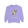Brussels Griffon Latin Sweatshirt, Violet, front view