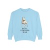 Bull Terrier Dad Sweatshirt, Chambray, front view