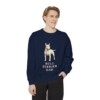 Bull Terrier Dad Sweatshirt, True Navy, person 1 front