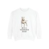 Bull Terrier Dad Sweatshirt, White, front view