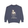 Bull Terrier Sweatshirt, Denim, front view