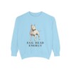 Bull Terrier Humor Sweatshirt, Chambray, front view