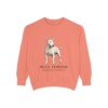 Bull Terrier Latin Sweatshirt, Terracotta, front view