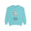 Bull Terrier Mom Sweatshirt, Chalky Mint, front view