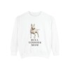 Bull Terrier Mom Sweatshirt, White, front view