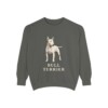 Bull Terrier Sweatshirt, Pepper, front view
