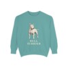 Bull Terrier Sweatshirt, Seafoam, front view
