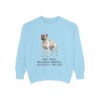 Bullmastiff Humor Sweatshirt, Chambray, front view