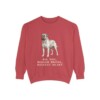 Bullmastiff Humor Sweatshirt, Crimson, front view