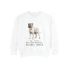 Bullmastiff Humor Sweatshirt, White, front view