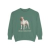 bullmastiff-sweatshirt-light-green Bullmastiff Sweatshirt, Light Green, front view